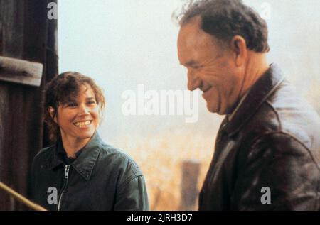 BARBARA HERSHEY, Gene Hackman, HOOSIERS, 1986 Stockfoto