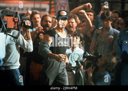 SYLVESTER STALLONE, DAVID MENDENHALL, ÜBER DER OBERSEITE, 1987 Stockfoto