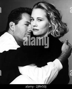 BRUCE WILLIS, Cybill Shepherd, Schwarzarbeit, 1985 Stockfoto