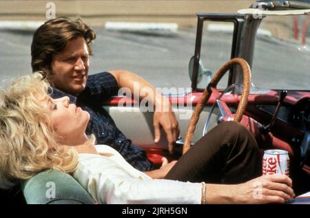 JANE FONDA, Jeff Bridges, der Morgen danach, 1986 Stockfoto