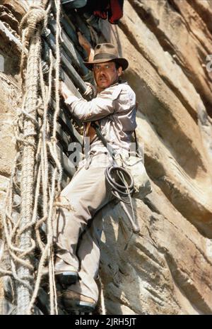 HARRSION FORD, INDIANA JONES UND DER TEMPEL DES UNTERGANGS, 1984 Stockfoto