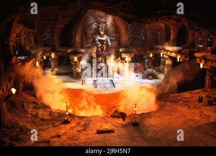 HARRISON Ford, INDIANA JONES UND DER TEMPEL DES TODES, 1984 Stockfoto