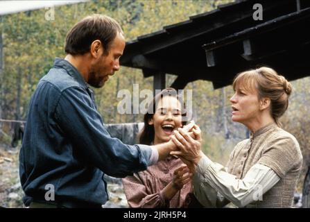 MICHAEL MORIARTY, SYDNEY PENNY, CARRIE SNODGRESS, PALE RIDER, 1985 Stockfoto