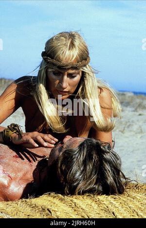 ARNOLD SCHWARZENEGGER, SANDAHL BERGMAN, Conan der Barbar, 1982 Stockfoto