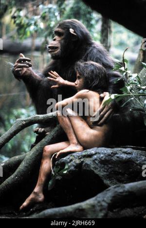 DANNY POTTS, GREYSTOKE: DIE LEGENDE VON TARZAN, DEM HERRN DER AFFEN, 1984 Stockfoto