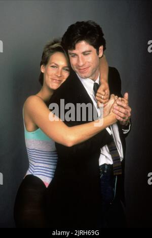 JAMIE LEE CURTIS, John Travolta, perfekte, 1985 Stockfoto