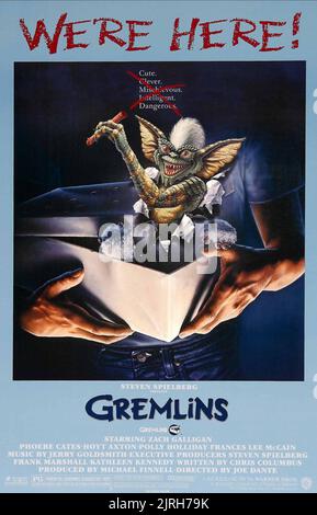 FILMPOSTER, GREMLINS, 1984 Stockfoto