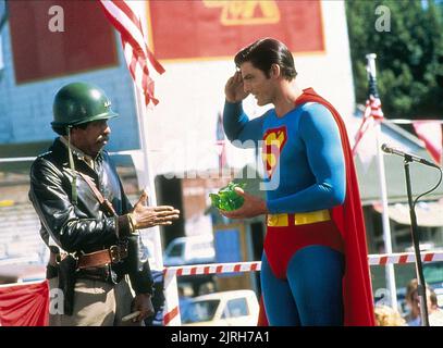 RICHARD PRYOR, Christopher Reeve, SUPERMAN III, 1983 Stockfoto