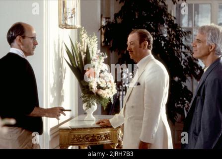 FRANK OZ, Michael Caine, Steve Martin, Schmutzige Ganoven, 1988 Stockfoto