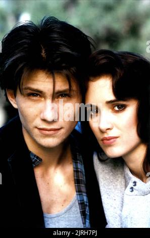 CHRISTIAN SLATER, Winona Ryder, Heidekraut, 1989 Stockfoto