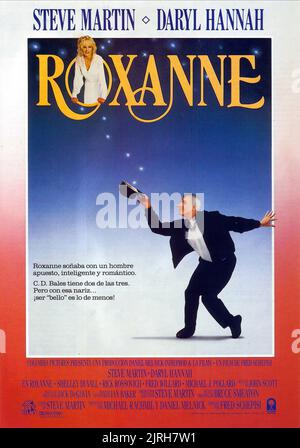 STEVE MARTIN, Daryl Hannah, Plakat, ROXANNE, 1987 Stockfoto