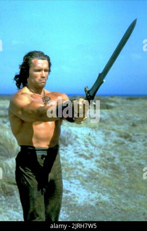 ARNOLD SCHWARZENEGGER, ROTE SONJA, 1985 Stockfoto
