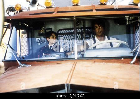 DAVID MENDENHALL, Sylvester Stallone, ÜBER DER OBERSEITE, 1987 Stockfoto