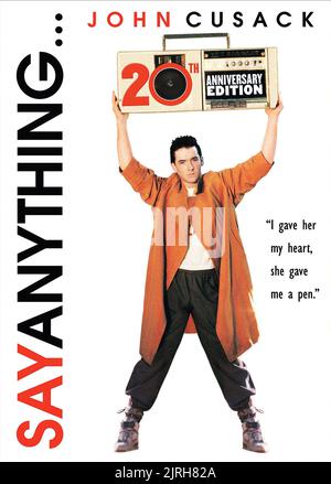 JOHN CUSACK POSTER, alles zu sagen, was..., 1989 Stockfoto