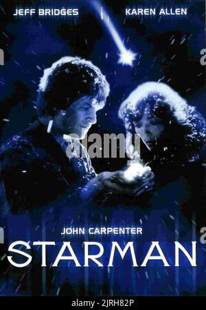 JEFF BRIDGES, Karen Allen, Plakat, STARMAN, 1984 Stockfoto