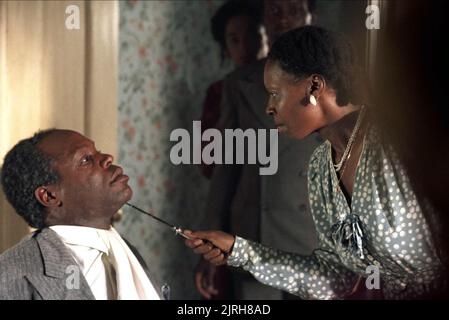 DANNY GLOVER, Whoopi Goldberg, die Farbe LILA, 1985 Stockfoto