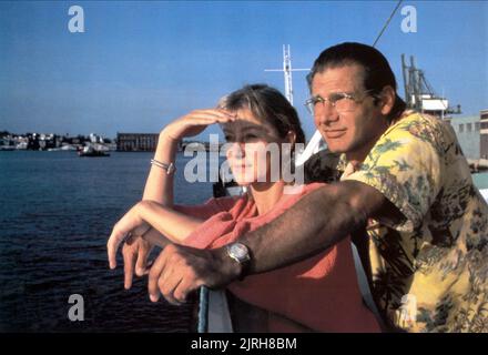 HELEN MIRREN, Harrison Ford, der Mosquito Coast, 1986 Stockfoto