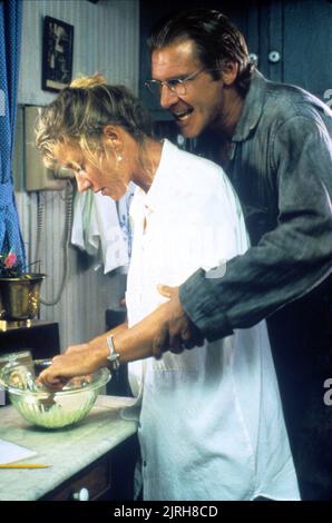 HELEN MIRREN, Harrison Ford, der Mosquito Coast, 1986 Stockfoto