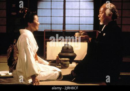 NOBU MCCARTHY, Pat Morita, Karate Kid TEIL II, 1986 Stockfoto