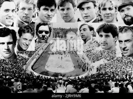 MORTON, GILLIAM, HYDE-WHITE, COBB, CONDER, CONNERY, MERRILL, SWARTZ, FREWER, CARUSO, BLOCK, EDWARDS, ARMSTRONG, DIE ERSTEN OLYMPISCHEN SPIELE: ATHEN 1896, 1984 Stockfoto