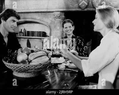 ROBERT URICH, CLAUDIA CARDINALE, MERETE VAN KAMP, PRINZESSIN DAISY, 1983 Stockfoto