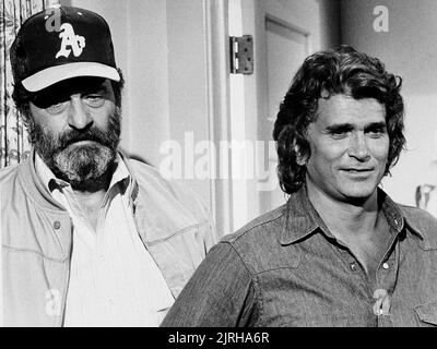 VICTOR FRENCH, Michael Landon, HIGHWAY ZUM HIMMEL, 1984 Stockfoto