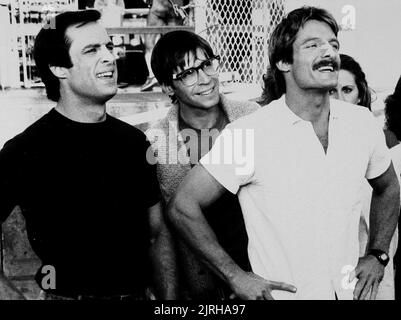 JOE PENNY, THOM BRAY, Perry King, RIPTIDE, 1984 Stockfoto