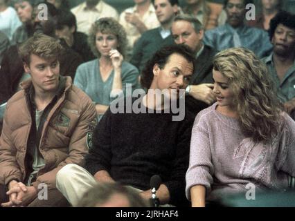 TATE DONOVAN, Michael Keaton, CLAUDIA CHRISTIAN, sauber und nüchtern, 1988 Stockfoto