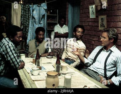 DENZEL WASHINGTON, Kevin Kline, CRY FREEDOM, 1987 Stockfoto