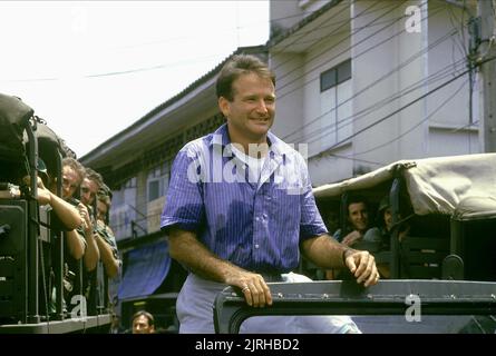 ROBIN WILLIAMS, GOOD MORNING VIETNAM, 1987 Stockfoto