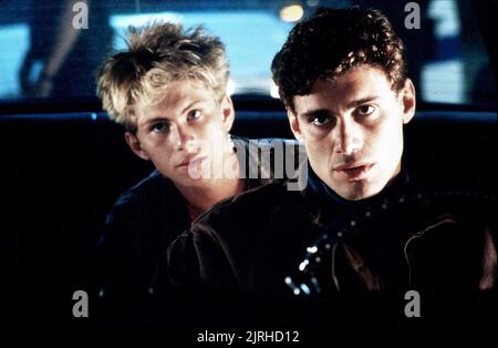 CHRISTIAN SLATER, Steven Bauer, GLÄNZENDEN der CUBE, 1989 Stockfoto