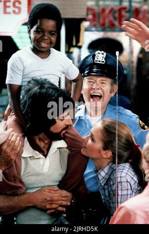 GARY COLEMAN, MICHAEL LEMBECK, JAMES ALOIS, LISA EILBACHER, auf der rechten Spur, 1981 Stockfoto