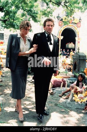 JACQUELINE BISSET, Albert Finney, UNTER DEM VULKAN, 1984 Stockfoto