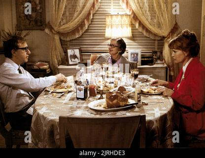 WOODY ALLEN, RUTH WESTHEIMER, Mia Farrow, NEW YORK STORIES, 1989 Stockfoto
