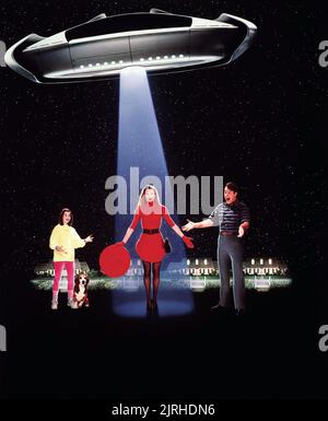 ALISON HANNIGAN, Kim Basinger, Dan Aykroyd ARTWORK, meine Stiefmutter ist ein Alien, 1988 Stockfoto