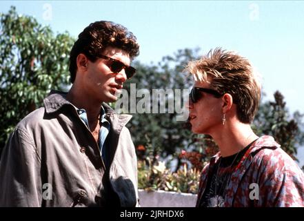 STEVEN BAUER, CHRISTIAN SLATER, GLÄNZENDEN der CUBE, 1989 Stockfoto