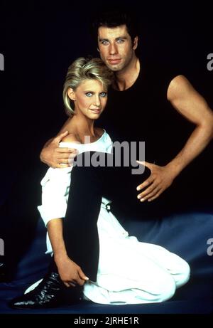 OLIVIA NEWTON-JOHN, John Travolta, zwei EINER ART, 1983 Stockfoto