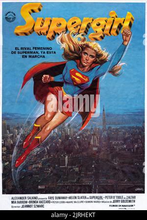 HELEN SLATER FILMPOSTER, SUPERGIRL, 1984 Stockfoto
