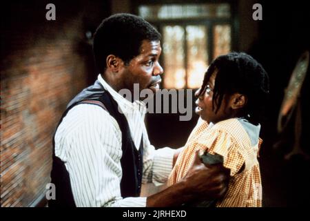 DANNY GLOVER, Whoopi Goldberg, die Farbe LILA, 1985 Stockfoto