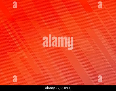 Abstrakte Linien Pattern Technology Gradienten auf rotem Hintergrund. Vector Illustration Stockfoto