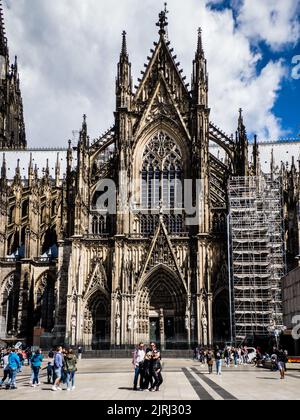 Details des Kölner Doms Stockfoto