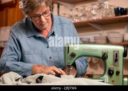 Husqvarna Nähmaschine, Typ 21 Stockfoto