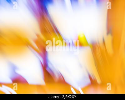 Geschichte selbst Entwicklung verwischen Hintergrund mit Bokeh. Abstrakt Blur Museum Innenraum. Stockfoto