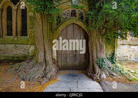 st. edwards Kirche verstauen auf dem alten gloucestershire, england Stockfoto