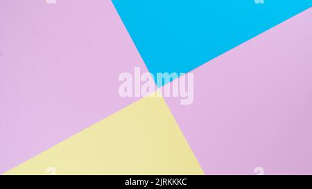 Hintergrund farbiger unebener Teile, mehrfarbige Abstraktion von Papier Stockfoto