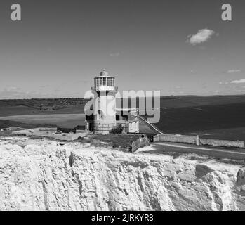 Belle Tout Lighthouse, Eastbourne, East Sussex, Großbritannien Stockfoto