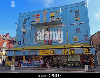 The Yellow Submarine Beatles Bar - 9 Rigby Rd, Blackpool , Lancashire, England, FY1 5DE Stockfoto