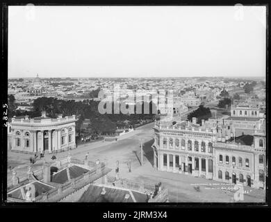 Invercargill South, vom Post Office Tower, um 1900, Invercargill, von Muir & Moodie. Stockfoto