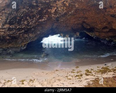 Atemberaubende Landschaften von Aruba mit Blick auf die Insel Aruba Stockfoto