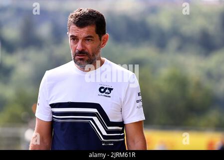 Formel-1-Weltmeisterschaft, Rd 14, Großer Preis Von Belgien, Spa Francorchamps, Belgien. 25. August 2022. Tag Der Vorbereitung. Der Bildnachweis sollte lauten: XPB/Alamy Live News. Quelle: XPB Images Ltd/Alamy Live News Stockfoto